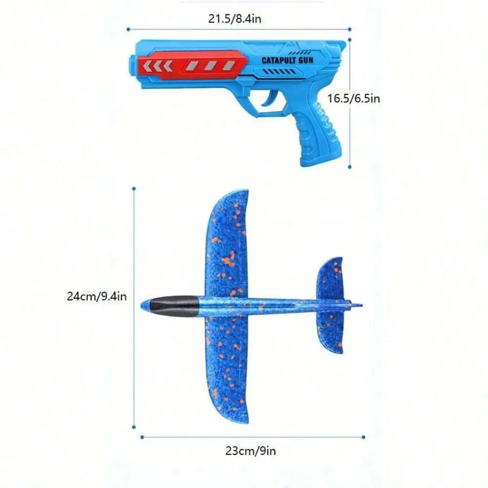 Kids' Catapult Planes, Foam Planes, Gliders, Parent-Child Outdoor Shooting Flying Toys (Separate Accessory Packs for Purchase)