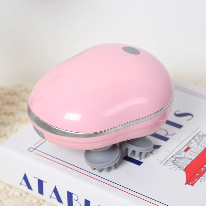 Scalp Massager with Adjustable Speed & Red Light Therapy