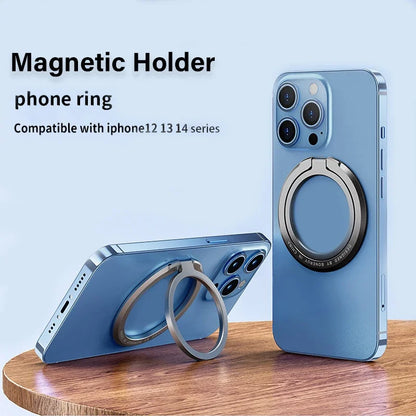 Snap-On Magnetic Ring Holder – Adjustable, MagSafe