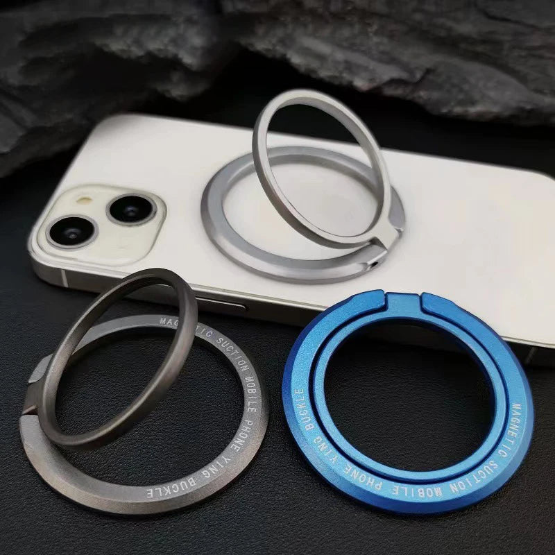Snap-On Magnetic Ring Holder – Adjustable, MagSafe